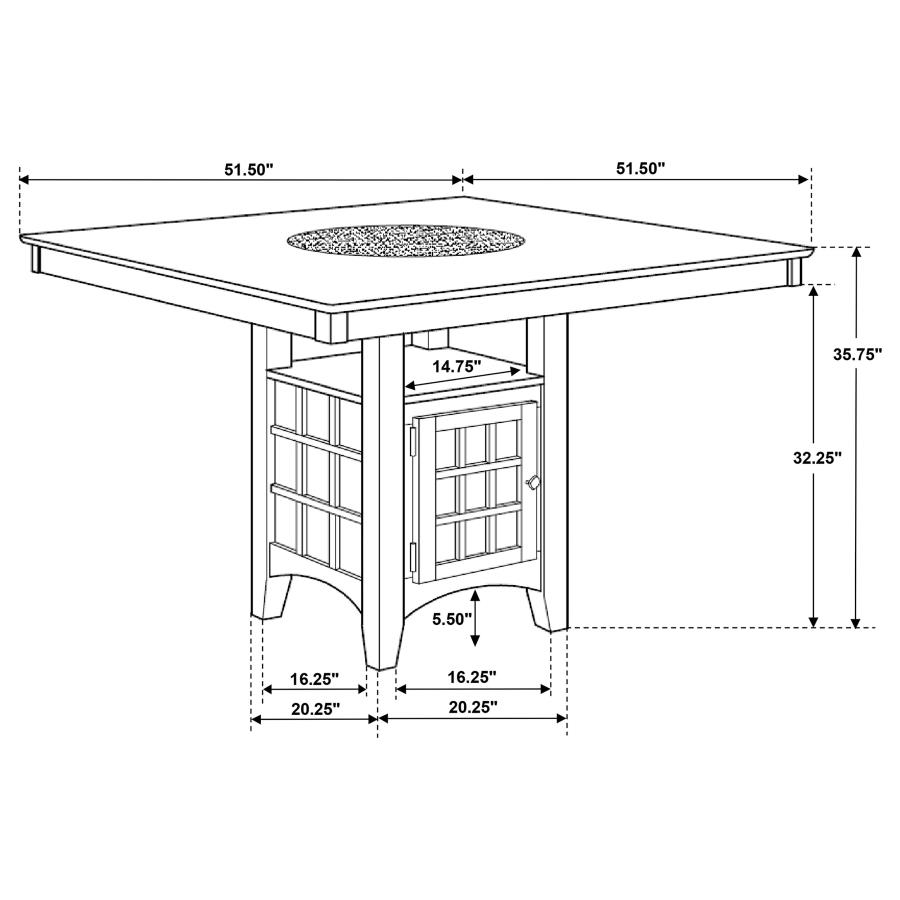 7 Pc C.Ht Dining Set thumbnail 11