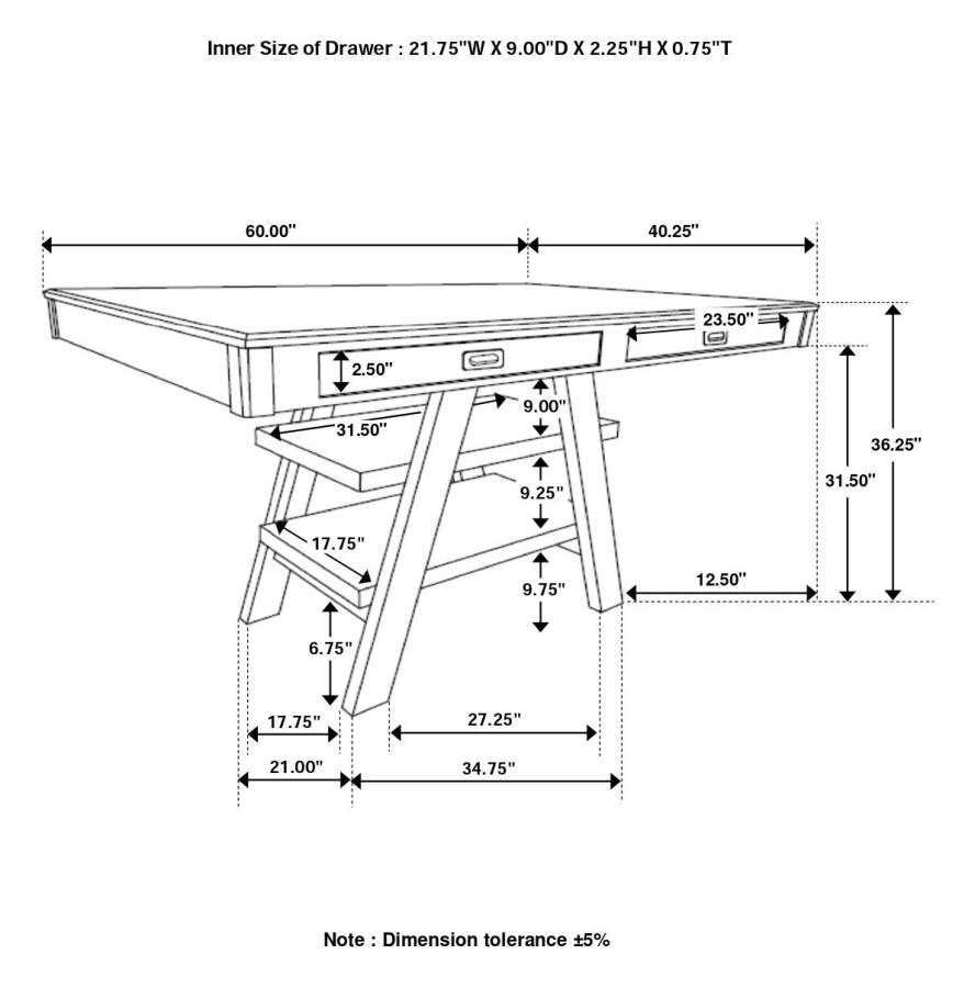 5 Pc C.Ht Dining Set thumbnail 13