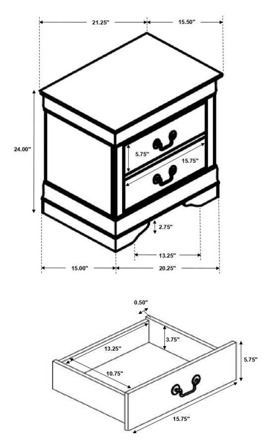 Eastern King Bed 4 Pc Set thumbnail 15