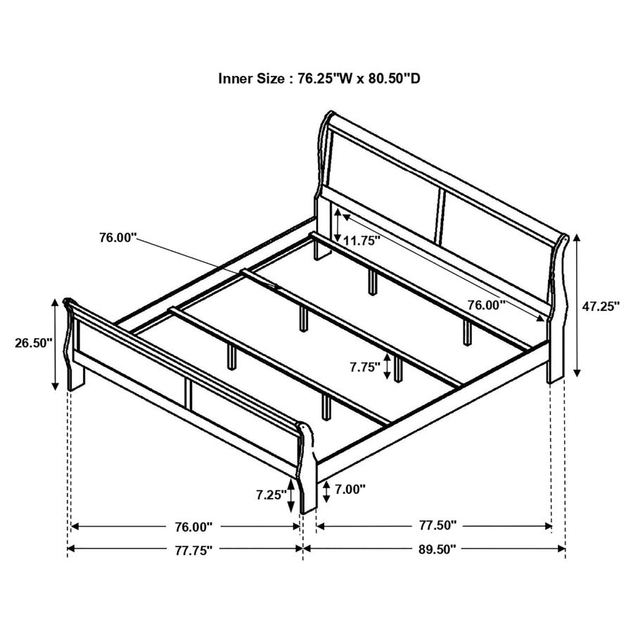 E King Bed thumbnail 8