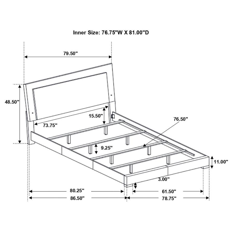 E King Bed thumbnail 8