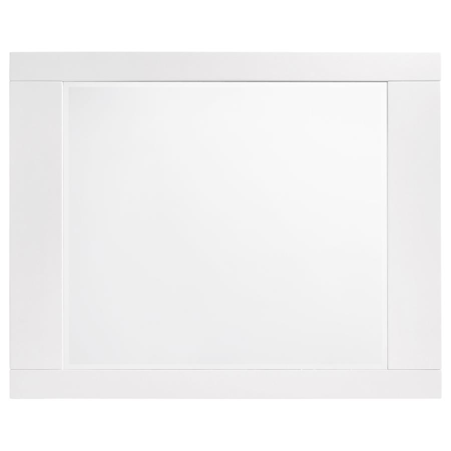 Felicity 5-Piece Queen Bedroom Set White High Gloss thumbnail 11