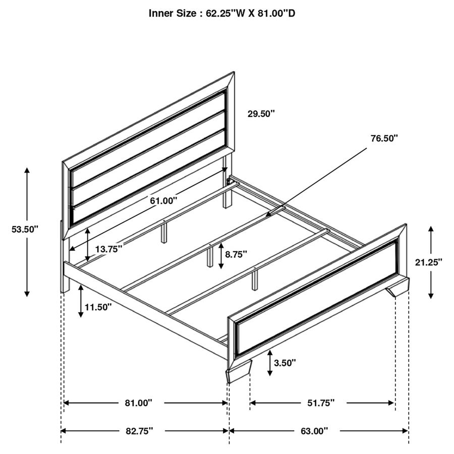 Queen Bed 4 Pc Set thumbnail 12
