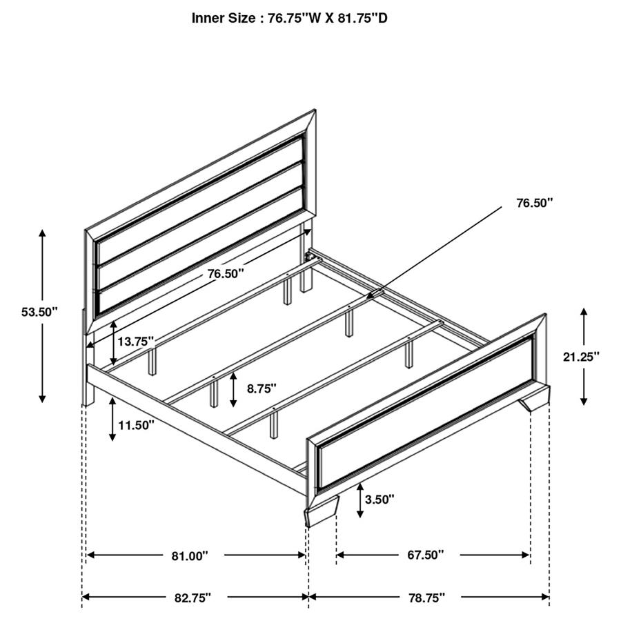 E King Bed thumbnail 9