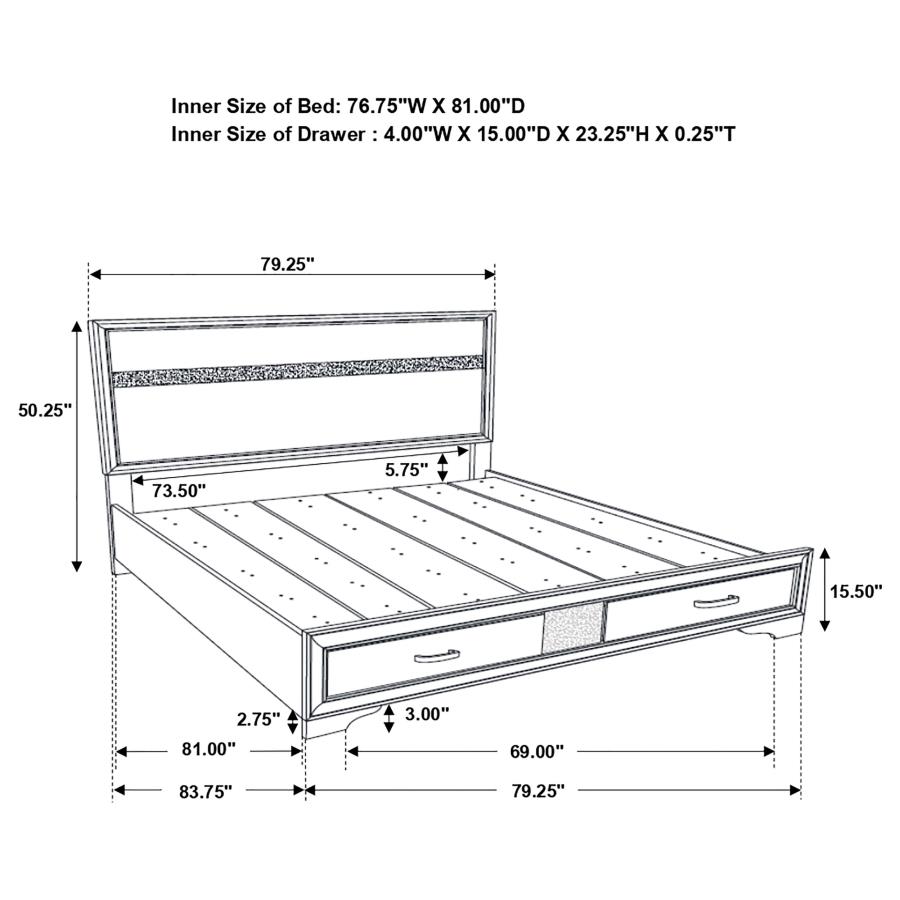 E King Bed thumbnail 8