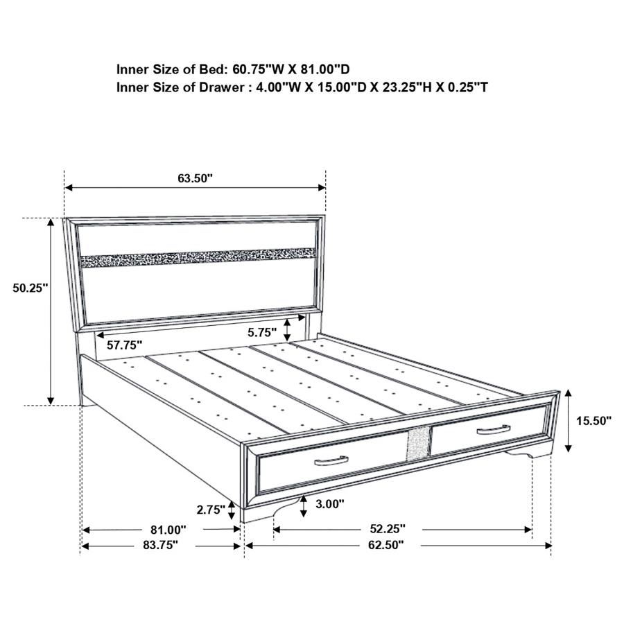 Queen Bed 4 Pc Set thumbnail 14