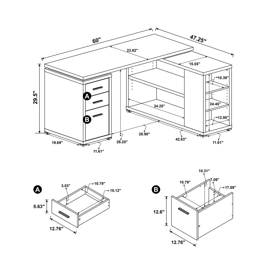 L-Shape Desk thumbnail 11