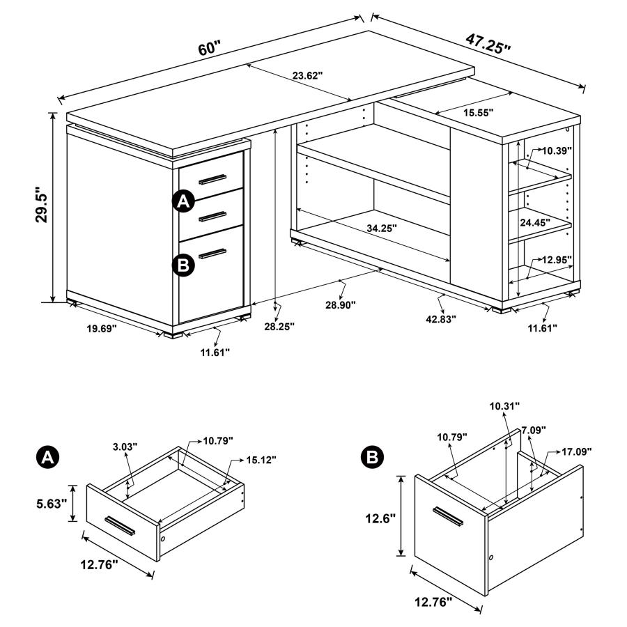L-Shape Desk thumbnail 13