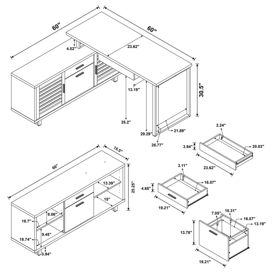 L-Shape Desk thumbnail 12